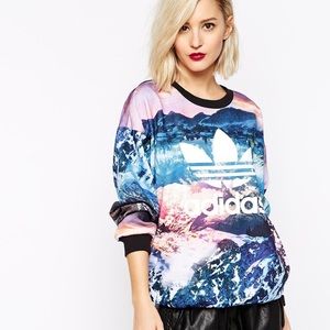 Adidas original mountain clash sweatshirt rare